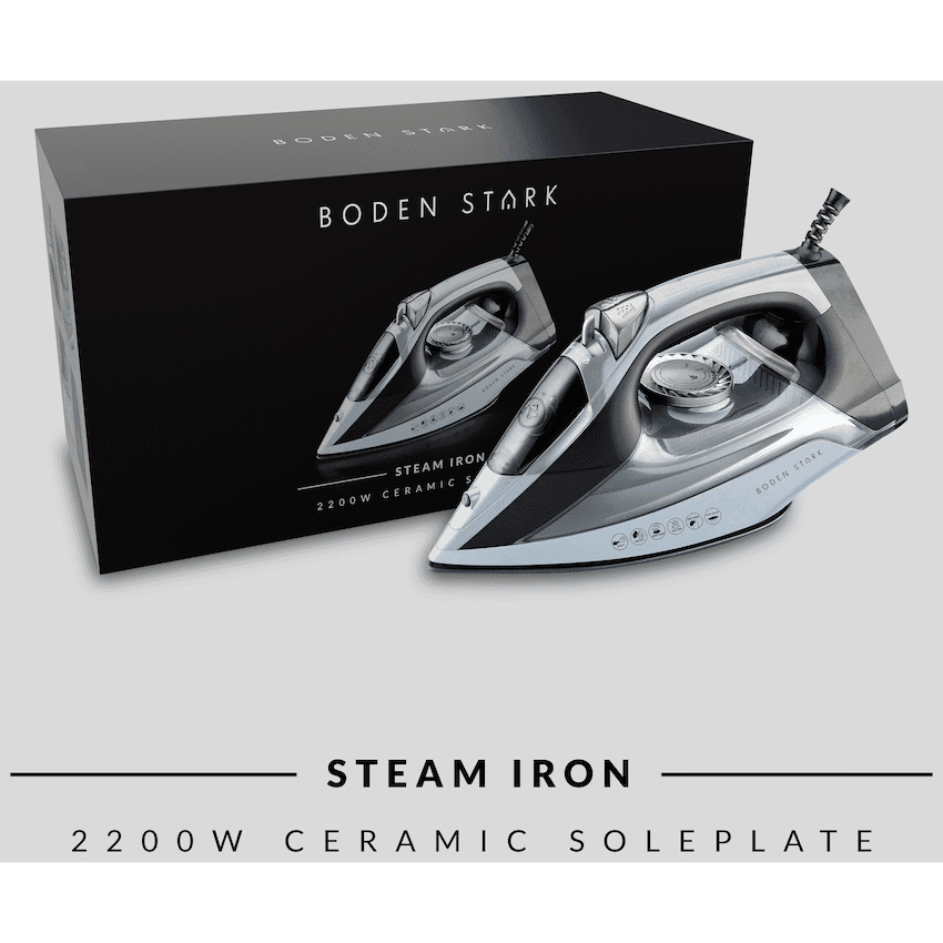 Boden Stark 2200W Ceramic Steam Iron