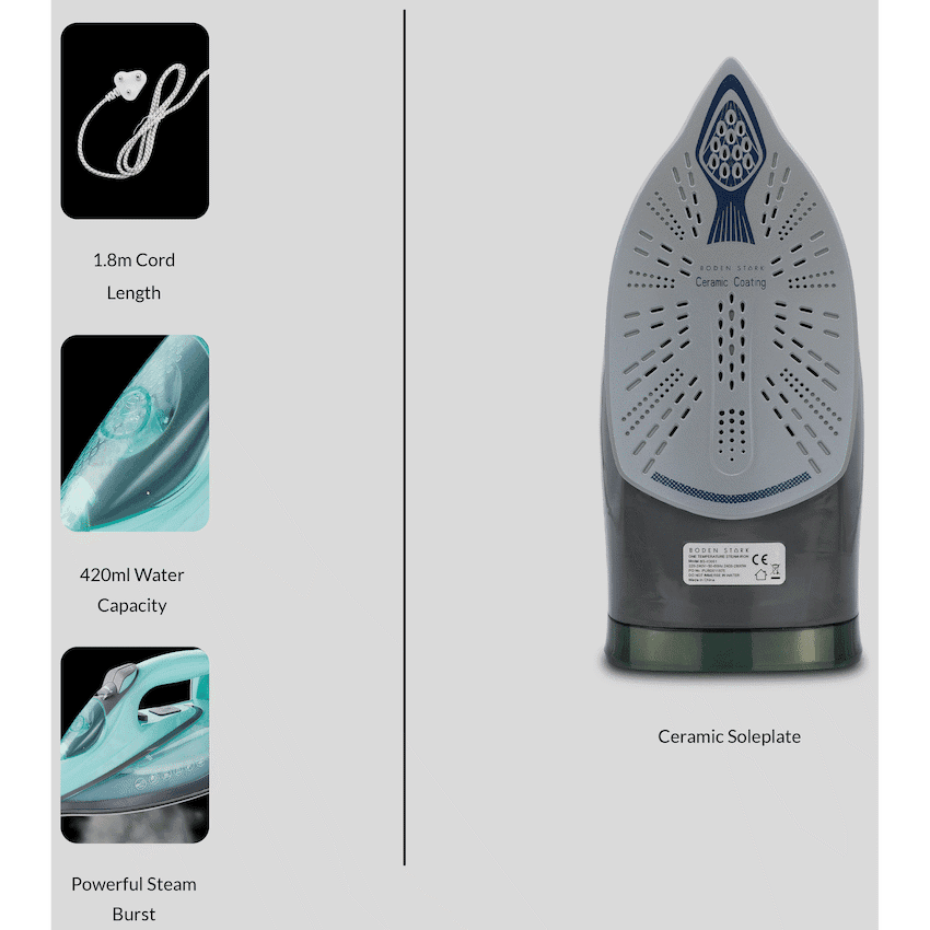 Boden Stark 2800w OneTemp Steam Iron