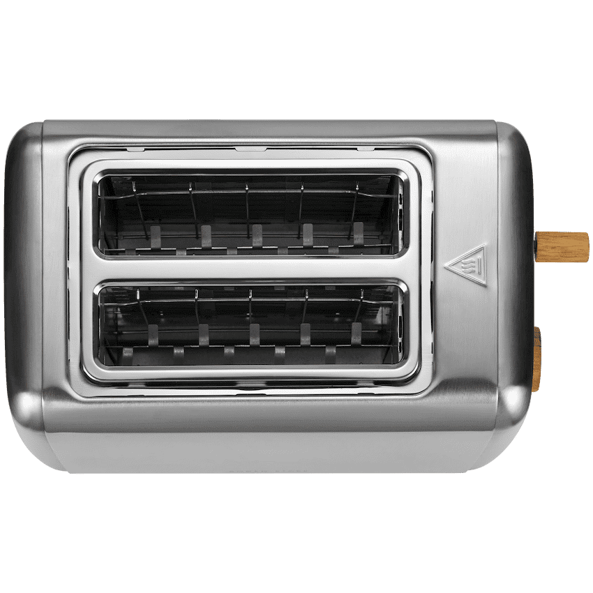 Boden Stark Anson Collection 2-Slice Stainless Steel Toaster