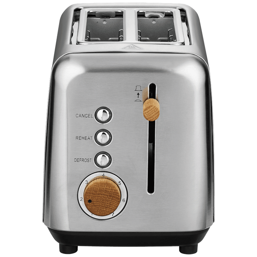 Boden Stark Anson Collection 2-Slice Stainless Steel Toaster