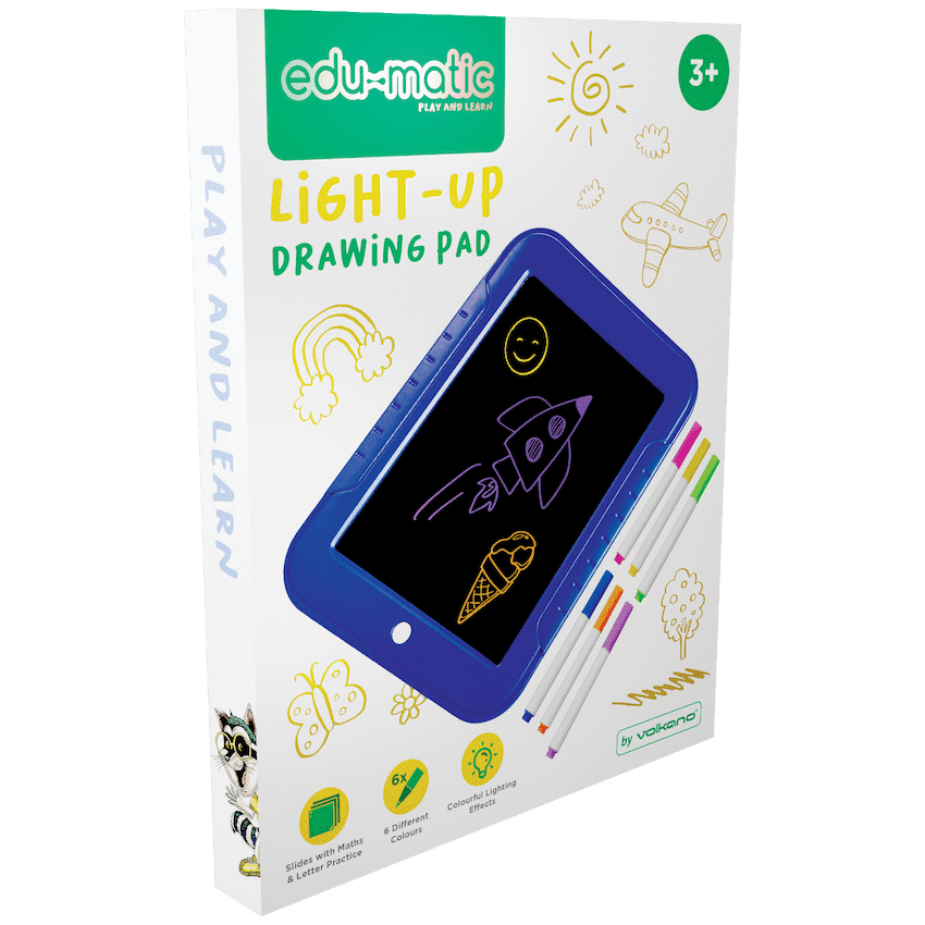 EDU - Light-Up Drawing Pad with 6 Colours and Stencils
