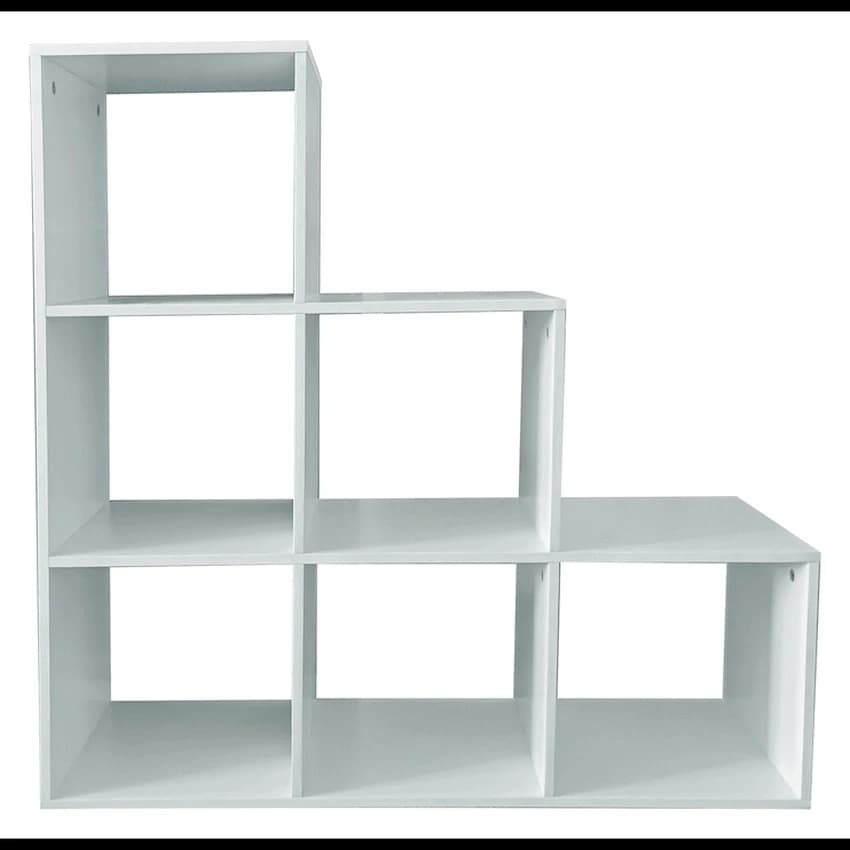 Everfurn Hexagon Bookshelf, High Pressure Laminate