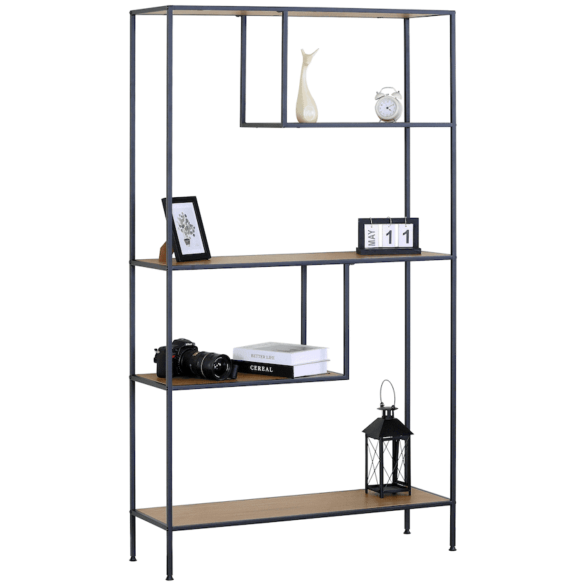 Everfurn Felix Bookshelf - Oak