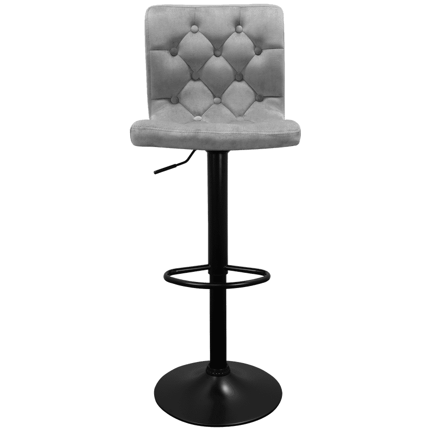 Bayer Large Barstool Grey with black base - Single