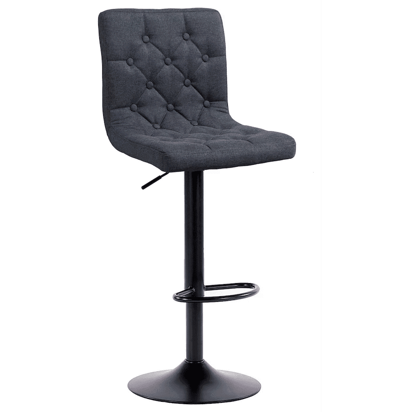 Bayer Large Barstool Grey with black base