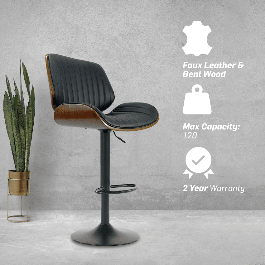 Everfurn Petunia Swivel Barstool (2 Pack)