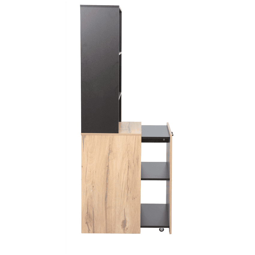 Adaptive Desk, With  Bookshelf