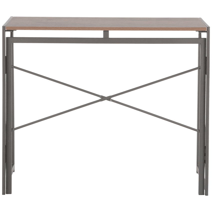 Everfurn SkyBright Folding Desk, No Assembly Required, Office Desk