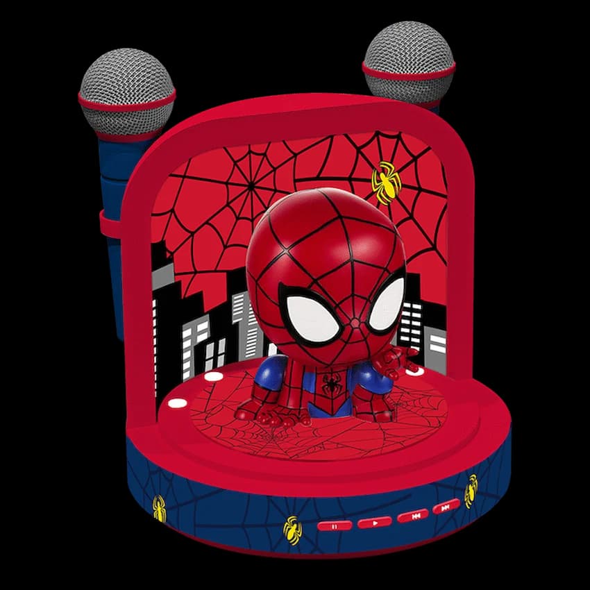Marvel LED Dome Karaoke Speaker - Spiderman