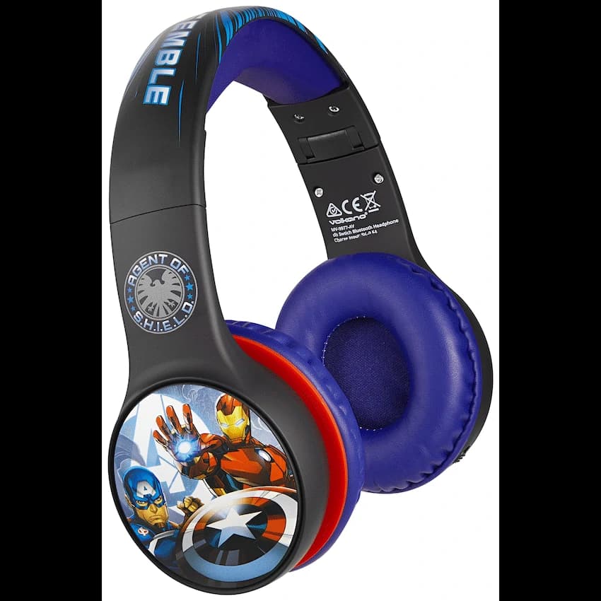 Marvel Avengers Bluetooth Headphones with dB Switch Function