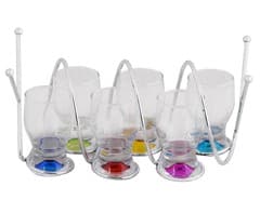 Spiral Stand & Shot Glasses