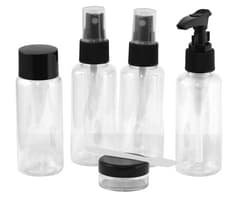 5-Piece Refillable Travel Bottle Set