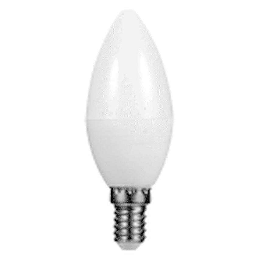 Switched 5w Candle LED Light Bulb E14
