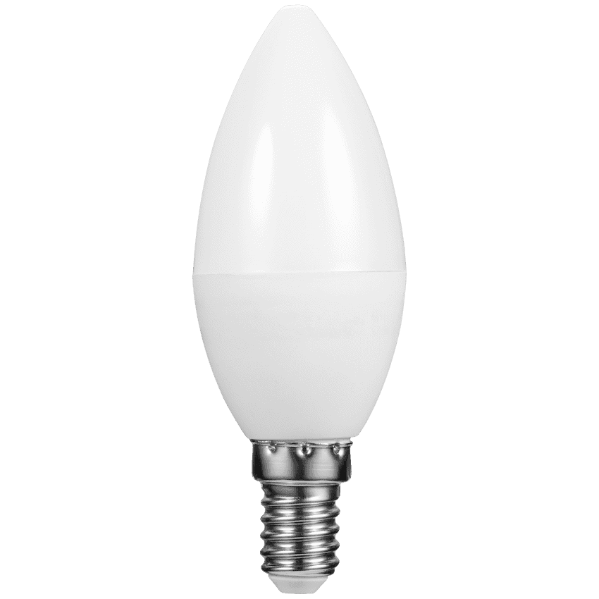 Switched 5w Candle LED Light Bulb E14
