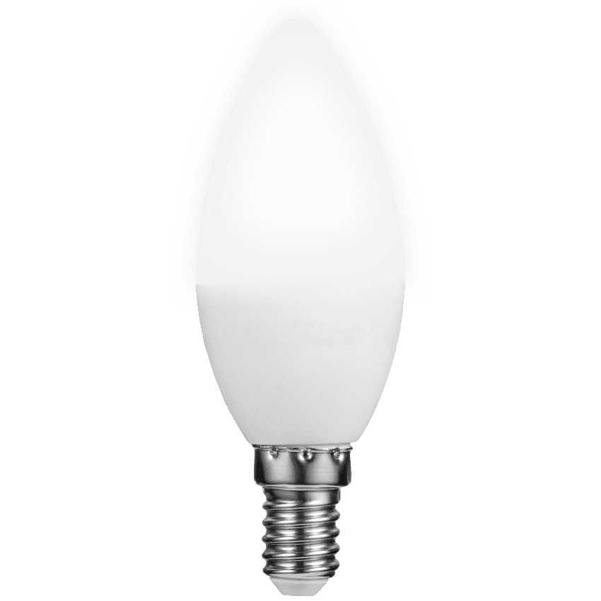 Switched 5w Candle LED Light Bulb E14