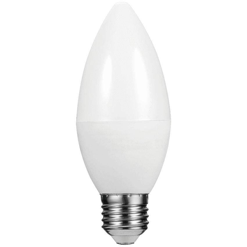 Switched 5w Candle LED Light Bulb E27