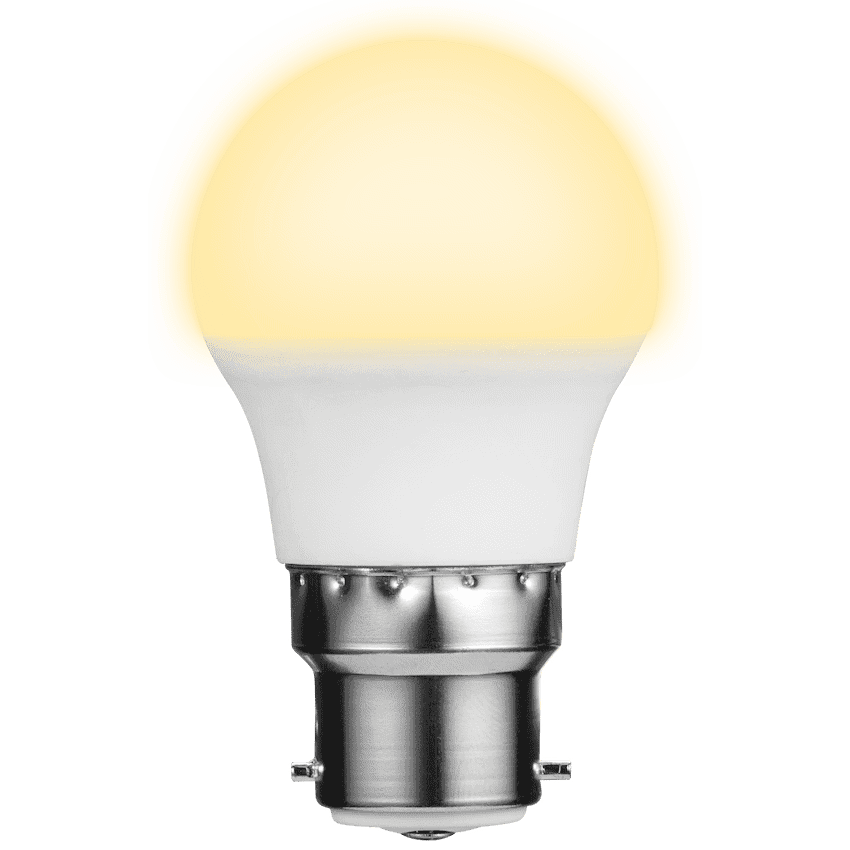 Switched 5w Golf Ball LED Light Bulb B22