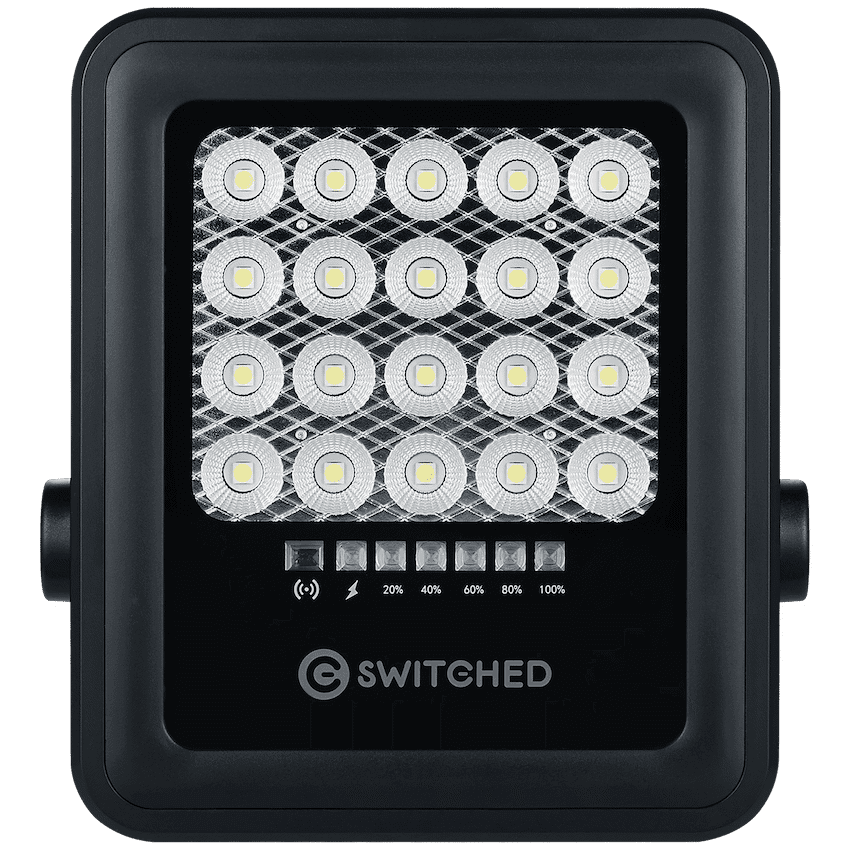 Switched Urban Pro Series - 50w Solar Floodlight with Remote