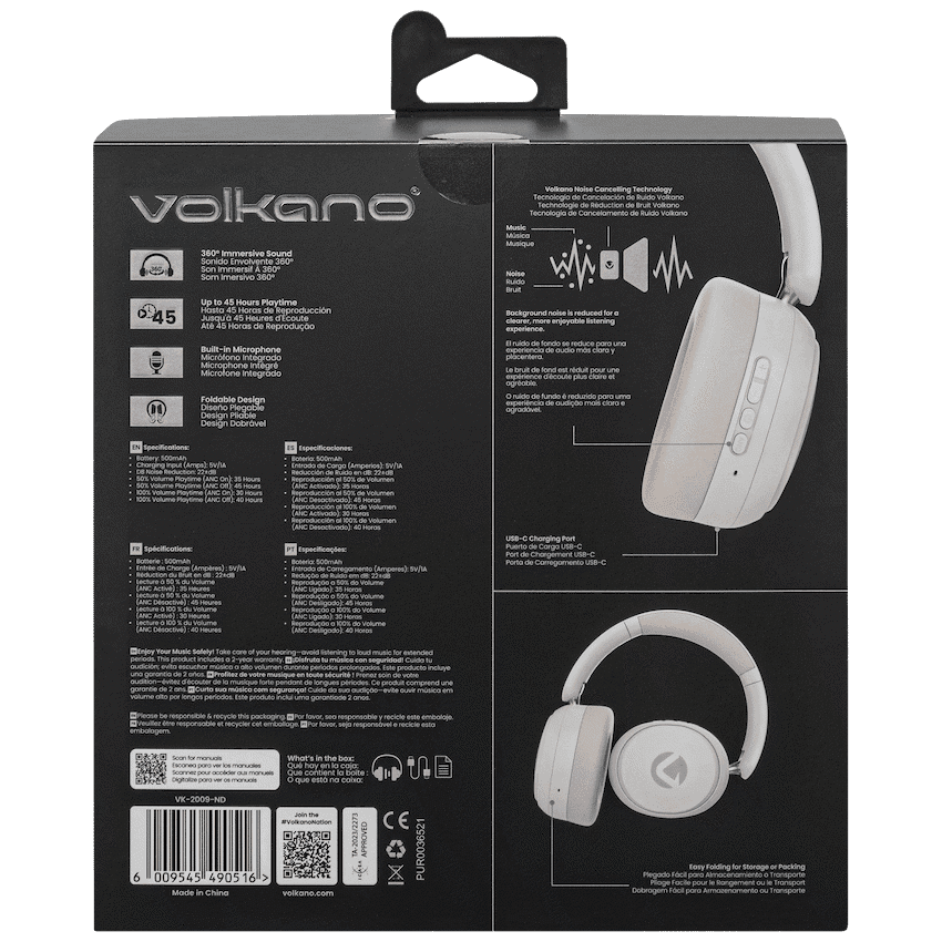 Volkano Lexi Bluetooth Headphone with ANC