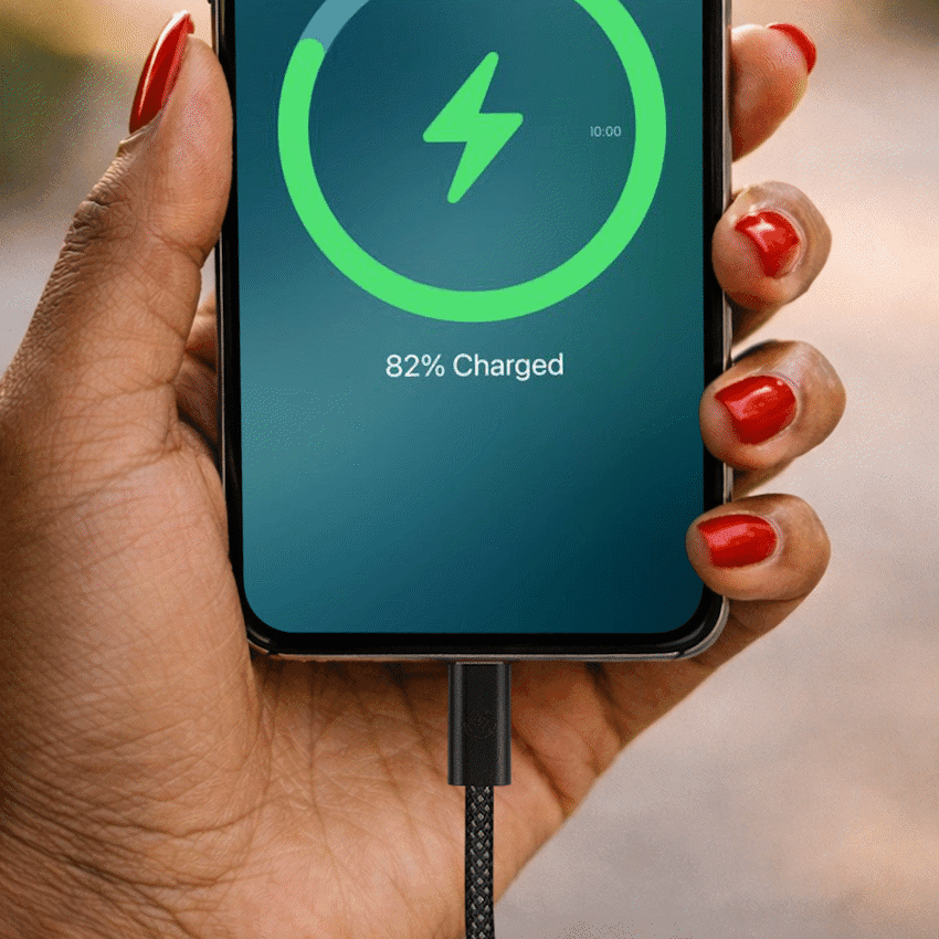 Volkano Weave Series 60w USB C to USB C 1.2m-Black