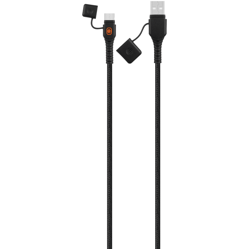 Rugged by Volkano Waterproof and Dustproof USB to Type-C Cable - 1.2m