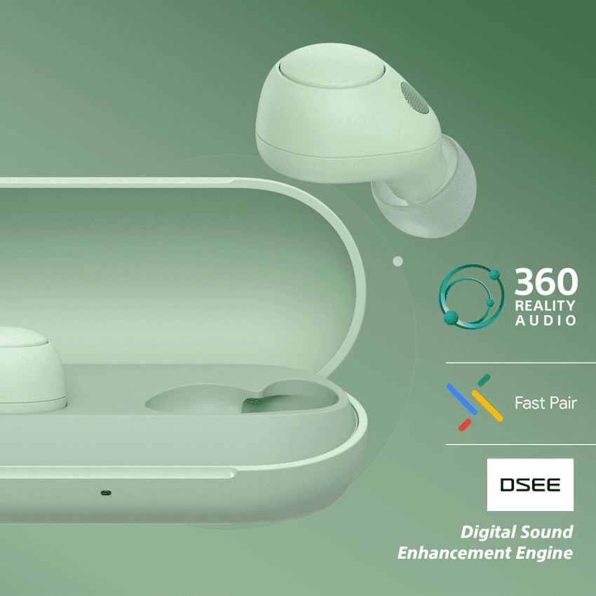 Sony WF-C700N (Green) True Wireless Earbuds