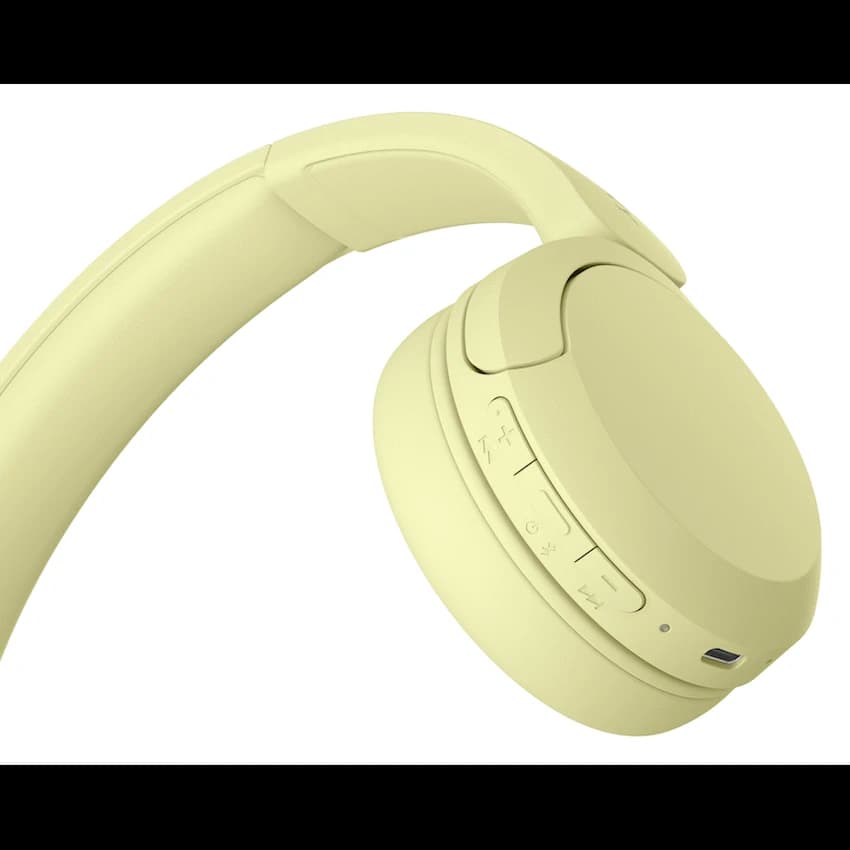 Sony WH-CH520 (Yellow) Bluetooth On-Ear Headphones