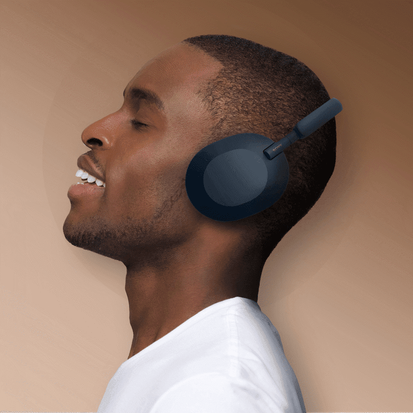 Sony WH1000XM5 (Blue) Noise-Cancelling BT Headphones