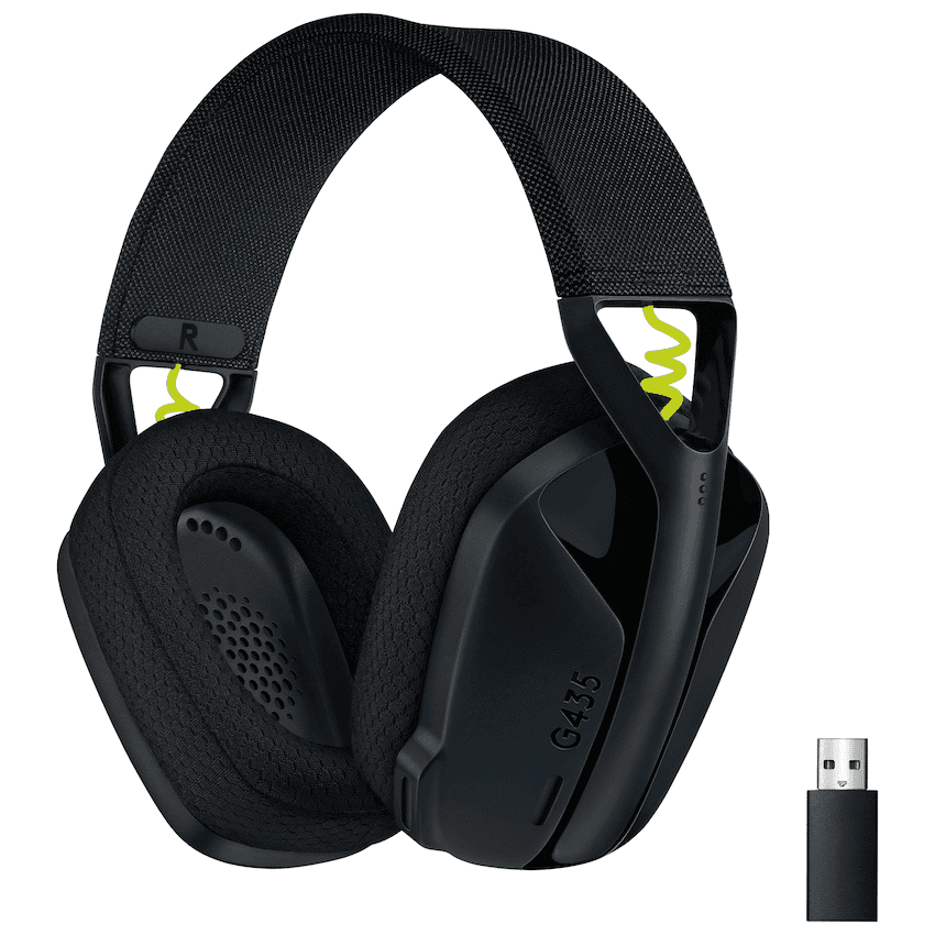 Logitech G435 LIGHTSPEED Wireless Gaming Headset - Black