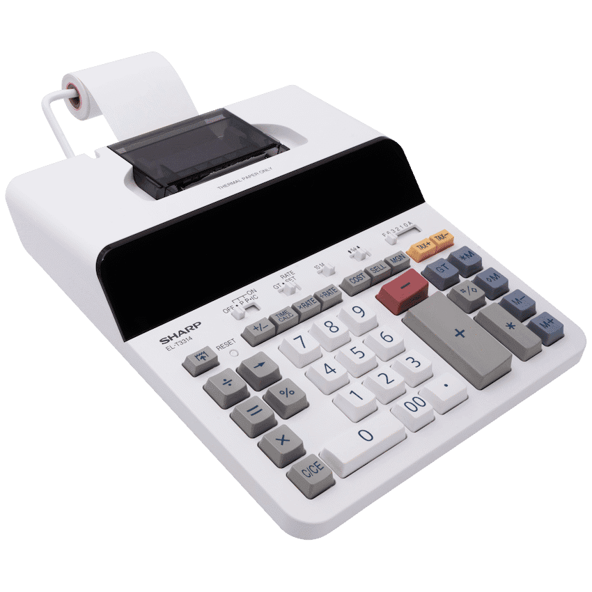 Sharp EL-T3314 Printing Calculator
