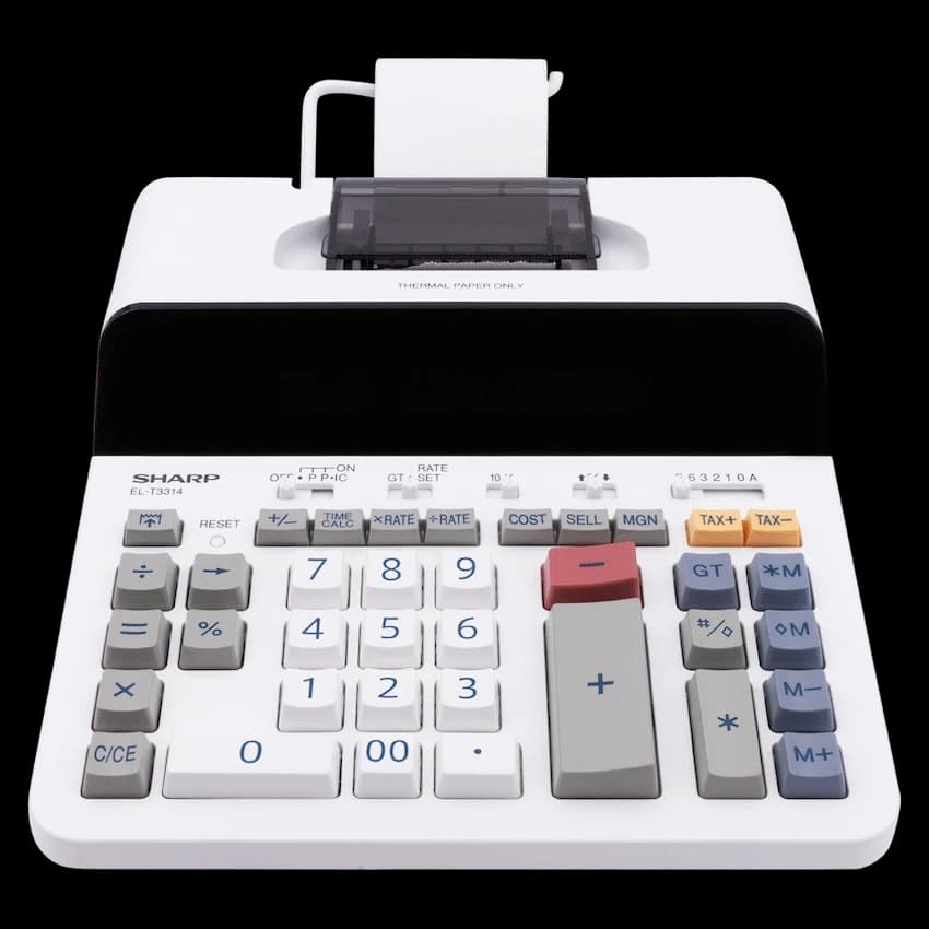 Sharp EL-T3314 Printing Calculator