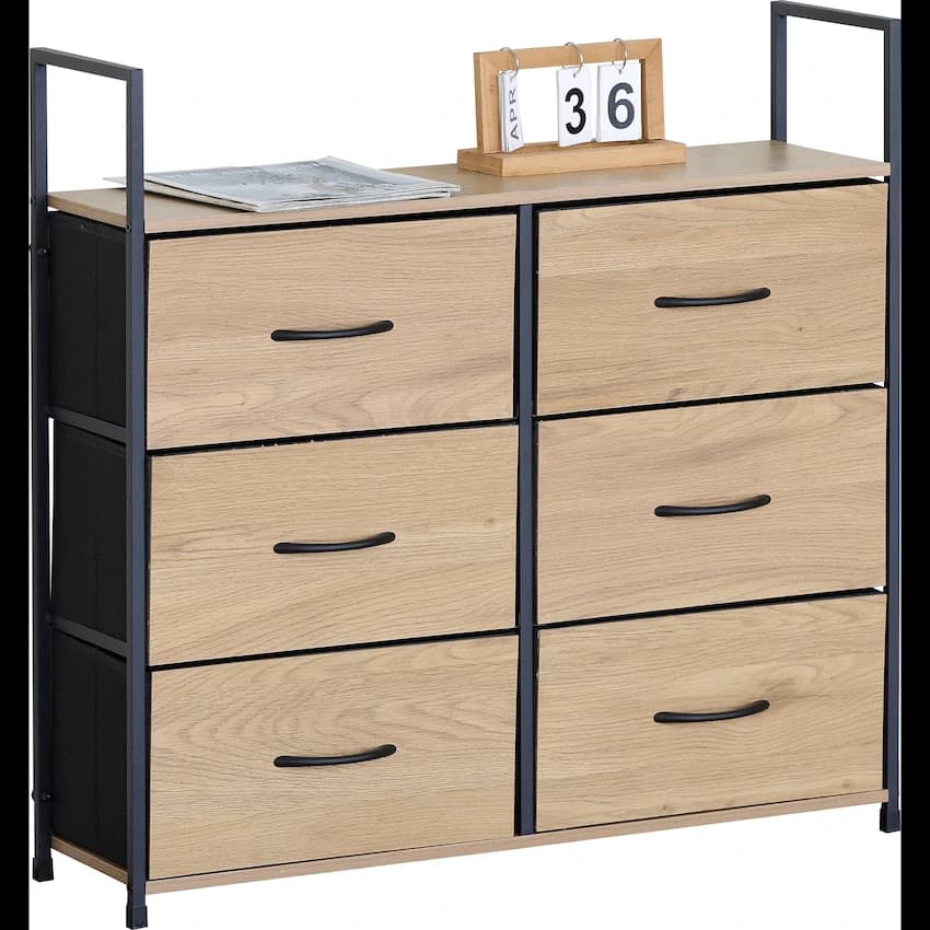 Everfurn Zira Wardrobe Small - Oak