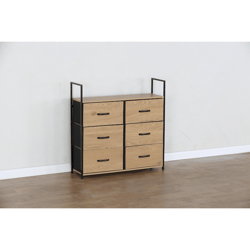 Everfurn Zira Wardrobe Small - Oak