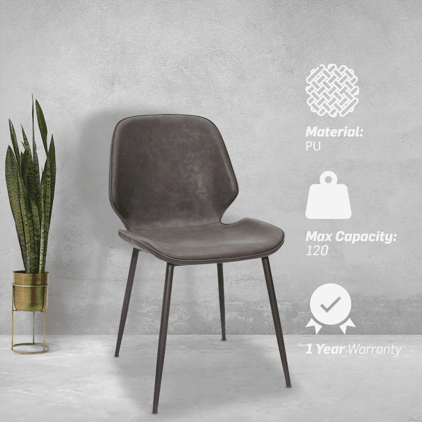 Everfurn Helix Dining Chair - Single