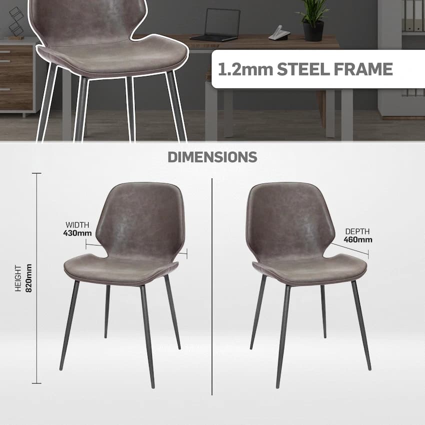 Everfurn Helix Dining Chair - Single
