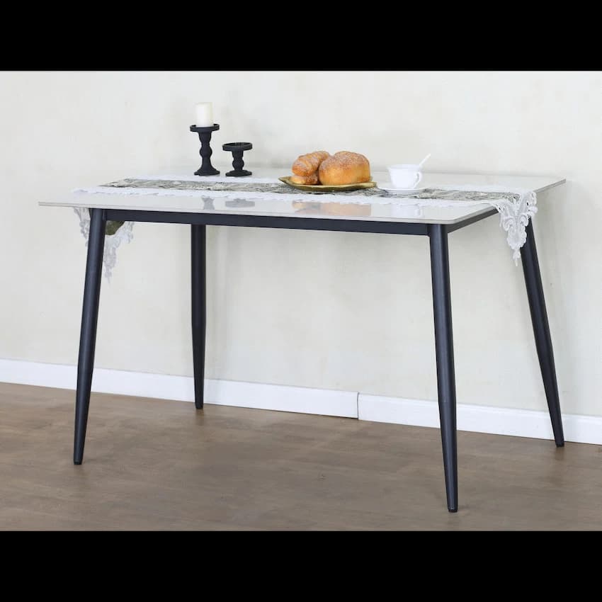 Everfurn Theo Dining Table - White, Box 1 of 2