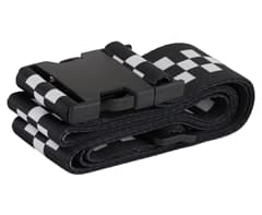 Checkered Luggage Strap