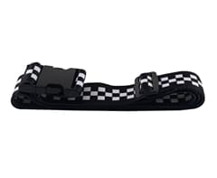 Checkered Luggage Strap