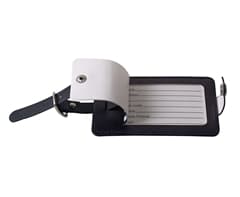 Checkered Luggage Tag