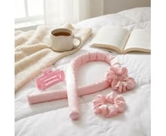 4-Piece Heatless Hair Curling Set