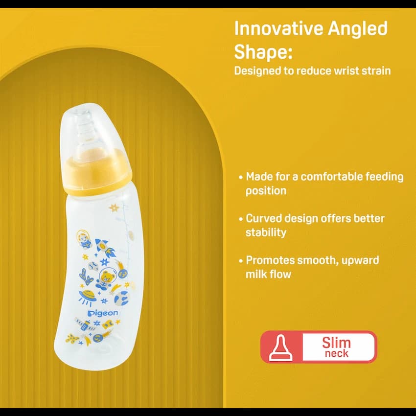 Pigeon Flexible Curve Bottle 250ml - Space