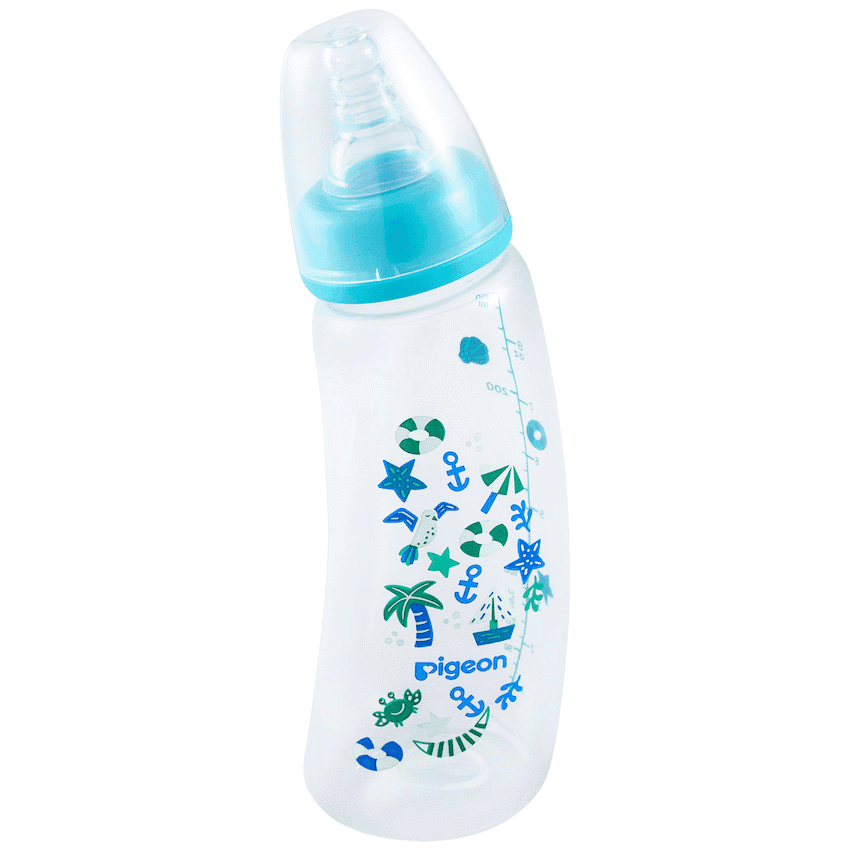 Pigeon Flexible Curve Bottle 250ml - Beach