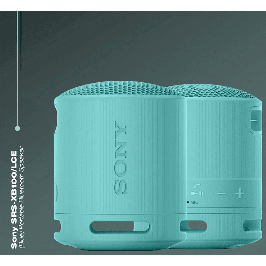 Sony XB100 Portable Bluetooth Speak - Blue