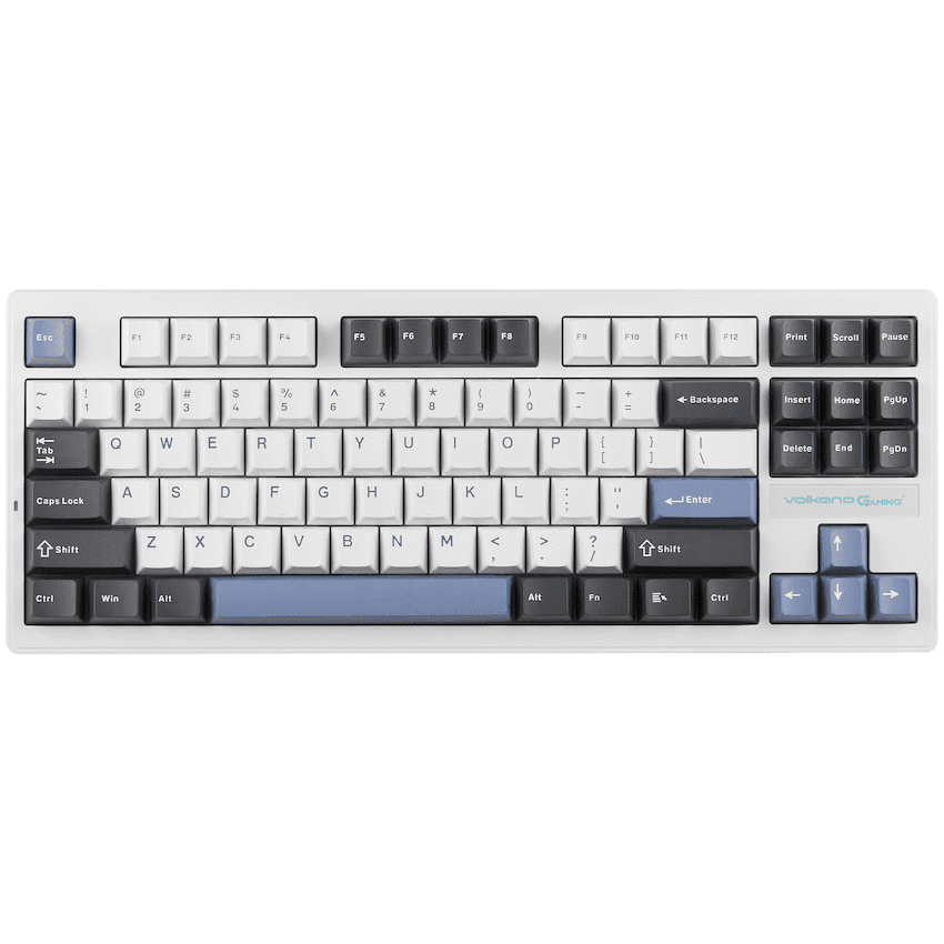 Volkano Gaming Obsidian X1 TKL Mechanical Tri-mode keyboard with Red switches
