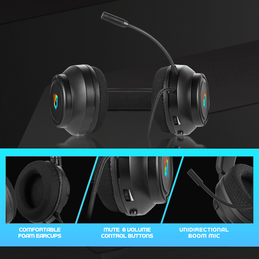 Volkano Gaming Solace Series Wired Gaming headphones