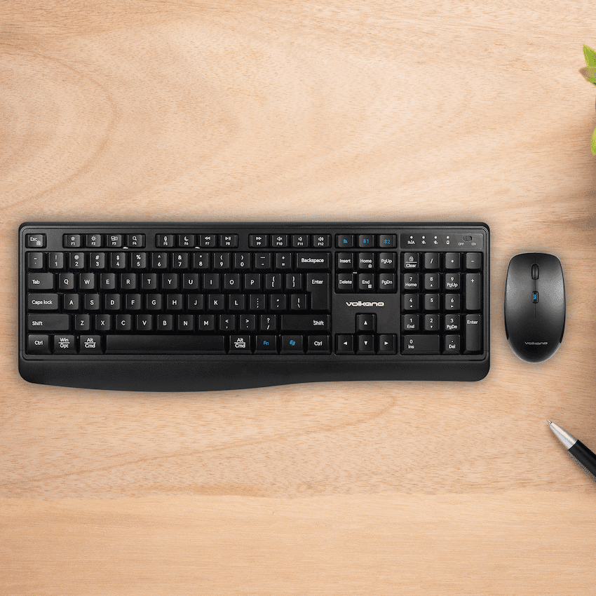 Volkano Onyx Keyboard and Mouse Combo With Dual mode BT