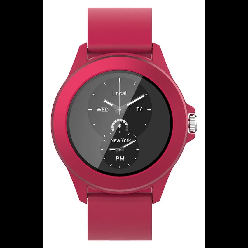 Volkano Splash Series Round Smartwatch - Red