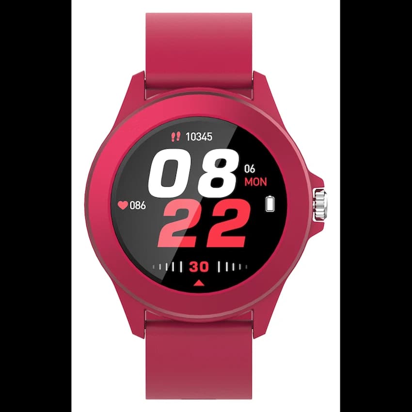 Volkano Splash Series Round Smartwatch - Red