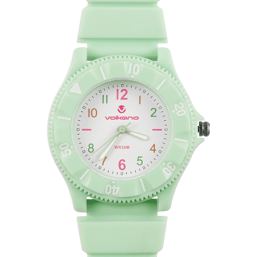 Volkano Mallow Series Kids Analogue Watch - Green