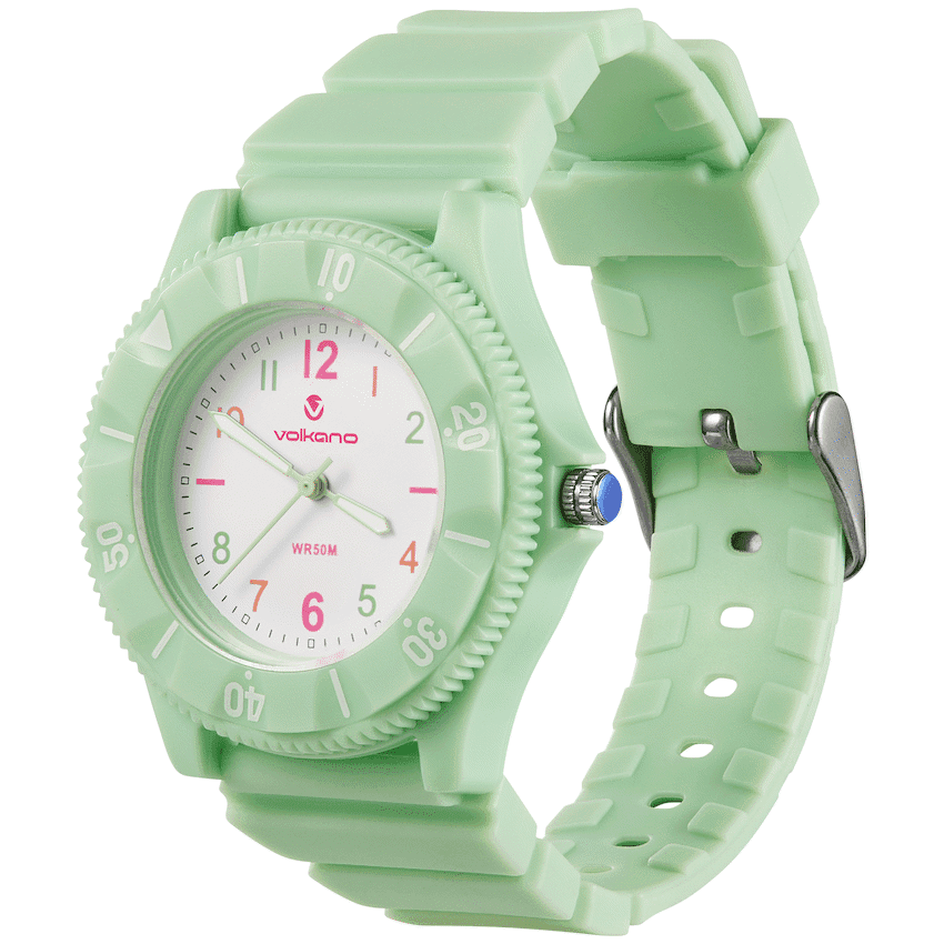 Volkano Mallow Series Kids Analogue Watch - Green